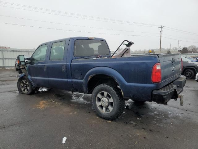 1FT8W3B62BEA74532 - 2011 FORD F350 SUPER DUTY BLUE photo 2