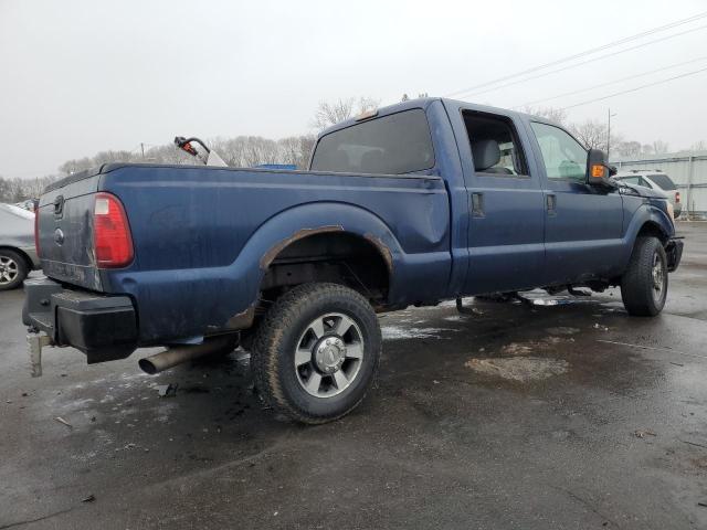 1FT8W3B62BEA74532 - 2011 FORD F350 SUPER DUTY BLUE photo 3