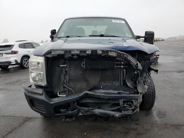 1FT8W3B62BEA74532 - 2011 FORD F350 SUPER DUTY BLUE photo 5