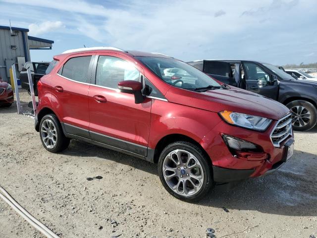 MAJ6P1WL7JC159259 - 2018 FORD ECOSPORT TITANIUM MAROON photo 4