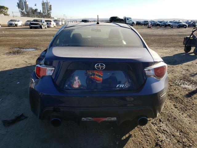 JF1ZNAA19D1715841 - 2013 TOYOTA SCION FR-S BLUE photo 6