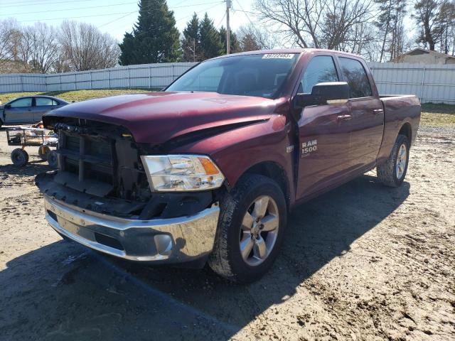 1C6RR7TT2KS614476 - 2019 RAM 1500 CLASS SLT ბურგუნდია ფოტო 1