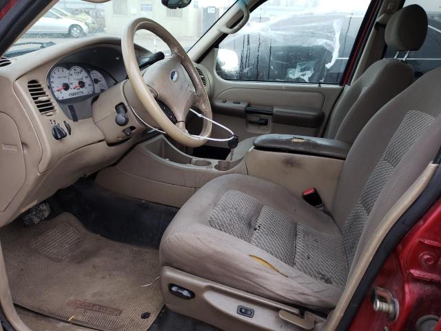 1FMZU67E43UC80269 - 2003 FORD EXPLORER S RED photo 7