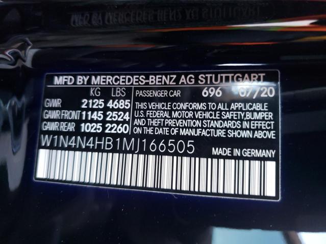 W1N4N4HB1MJ166505 - 2021 MERCEDES-BENZ GLA 250 4MATIC GRAY photo 12