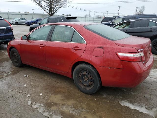 4T1BE46K87U022286 - 2007 TOYOTA CAMRY CE RED photo 2