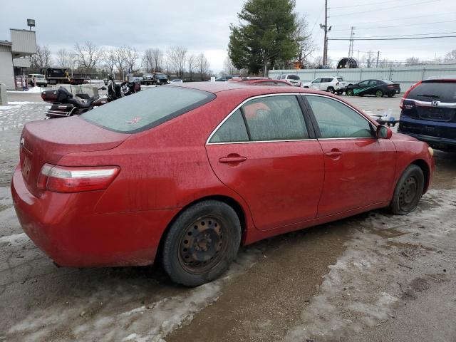 4T1BE46K87U022286 - 2007 TOYOTA CAMRY CE RED photo 3