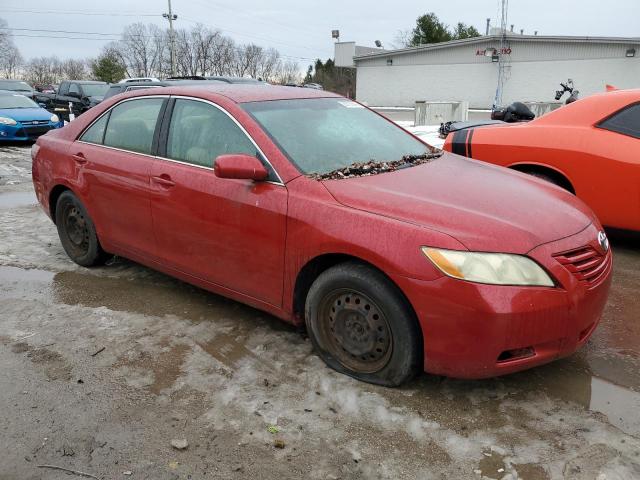 4T1BE46K87U022286 - 2007 TOYOTA CAMRY CE RED photo 4