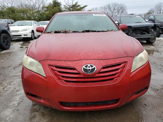 4T1BE46K87U022286 - 2007 TOYOTA CAMRY CE RED photo 5