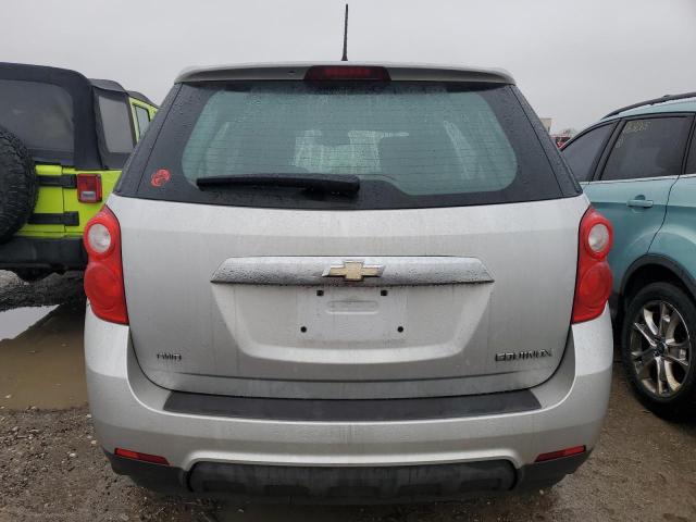 2GNFLCEK1D6291514 - 2013 CHEVROLET EQUINOX LS SILVER photo 6