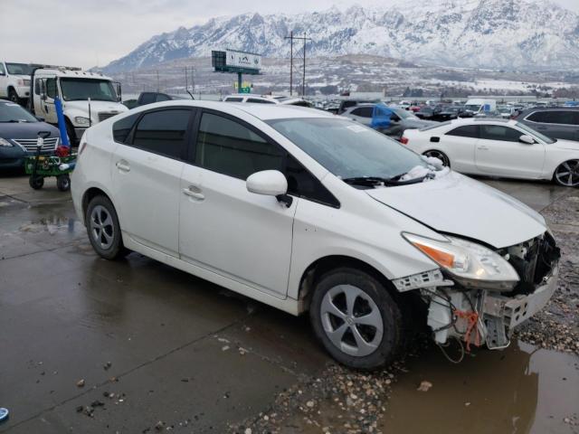 JTDKN3DU4F1887081 - 2015 TOYOTA PRIUS WHITE photo 4