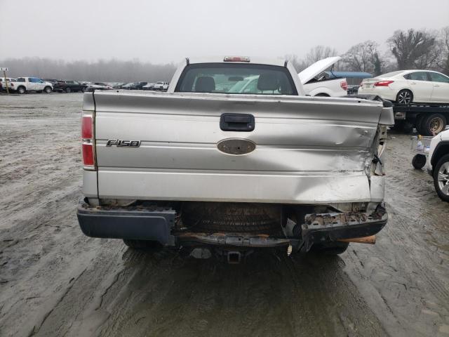 1FTRF12W99KB04341 - 2009 FORD F150 SILVER photo 6