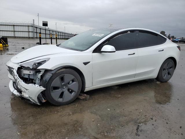 5YJ3E1EA0MF929862 - 2021 TESLA MODEL 3 WHITE photo 1