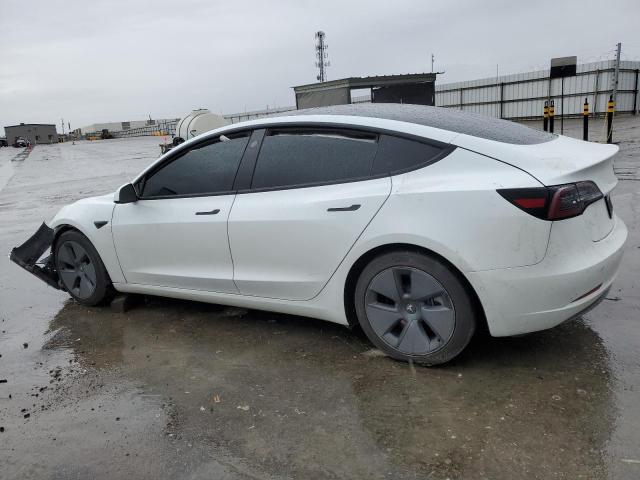 5YJ3E1EA0MF929862 - 2021 TESLA MODEL 3 WHITE photo 2