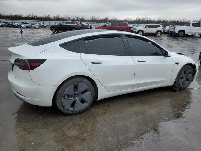 5YJ3E1EA0MF929862 - 2021 TESLA MODEL 3 WHITE photo 3