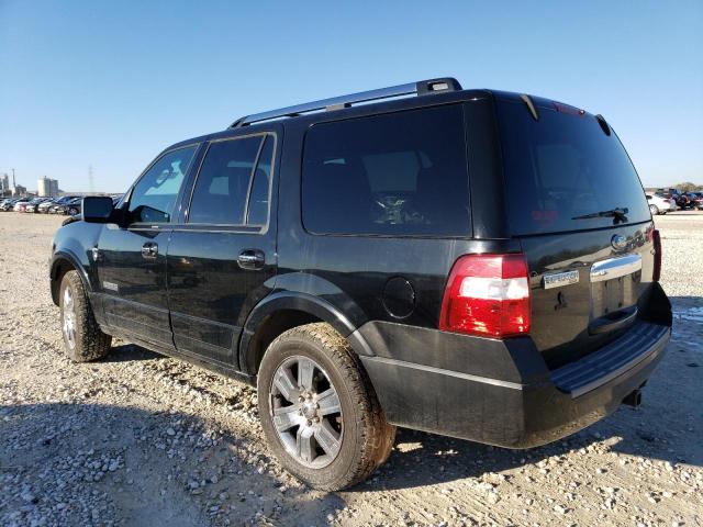 1FMFU19558LA36520 - 2008 FORD EXPEDITION LIMITED BLACK photo 2