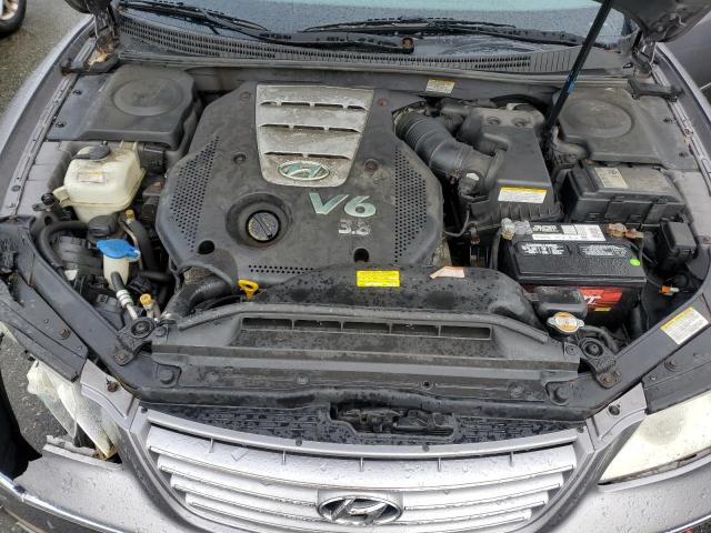 KMHFC46F86A131020 - 2006 HYUNDAI AZERA SE SILVER photo 11