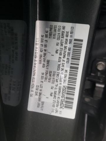 3MZBPBDL6NM306626 - 2022 MAZDA 3 PREMIUM GRAY photo 12