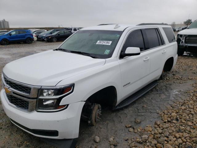 1GNSCAKC1JR162625 - 2018 CHEVROLET TAHOE C1500  LS WHITE photo 1