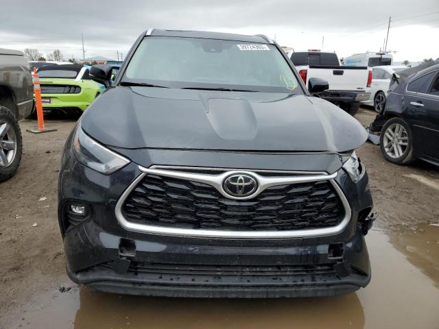 5TDGZRAH5NS540350 - 2022 TOYOTA HIGHLANDER XLE BLACK photo 5