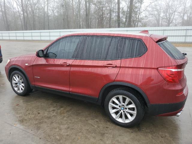 5UXWX9C52E0D19507 - 2014 BMW X3 XDRIVE28I RED photo 2