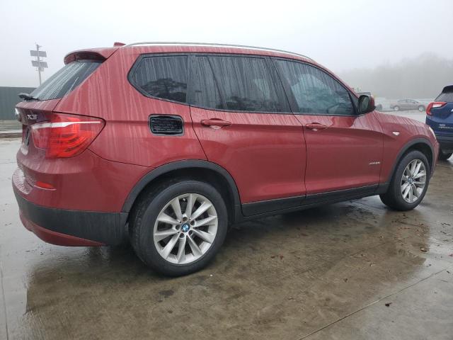 5UXWX9C52E0D19507 - 2014 BMW X3 XDRIVE28I RED photo 3