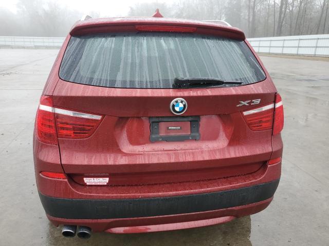 5UXWX9C52E0D19507 - 2014 BMW X3 XDRIVE28I RED photo 6