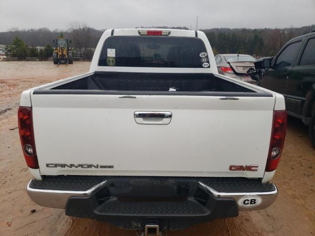 1GTD5MFE2C8105142 - 2012 GMC CANYON SLE WHITE photo 6