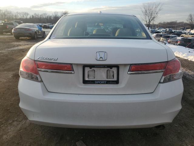 1HGCP2F82CA159264 - 2012 HONDA ACCORD EXL WHITE photo 6