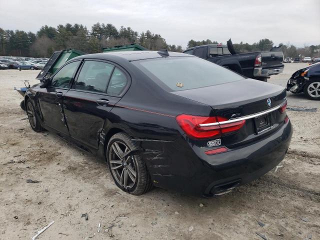 WBA7E4C52KGV70538 - 2019 BMW 740 XI BLACK photo 2