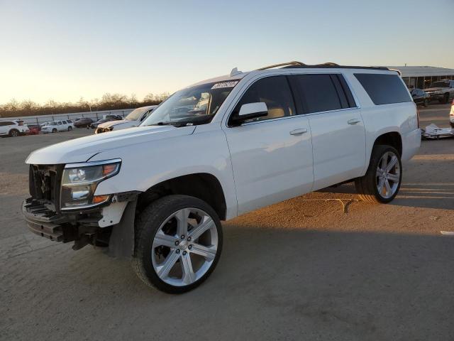 1GNSCJKC9FR746181 - 2015 CHEVROLET SUBURBAN C1500 LT WHITE photo 1