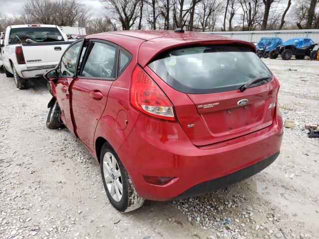 3FADP4EJ9CM173190 - 2012 FORD FIESTA SE RED photo 3