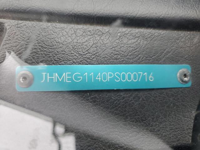 JHMEG1140PS000716 - 1993 HONDA CIVIC DEL SOL S WHITE photo 12