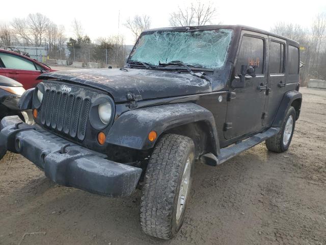 1J4GA59117L190432 - 2007 JEEP WRANGLER SAHARA BLACK photo 1