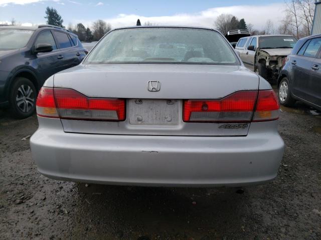 1HGCF86651A092189 - 2001 HONDA ACCORD VALUE SILVER photo 6