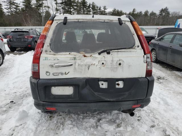 JHLRD77802C063104 - 2002 HONDA CR-V EX WHITE photo 6