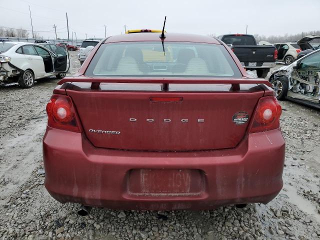 1C3CDZAG2EN218621 - 2014 DODGE AVENGER SE RED photo 6