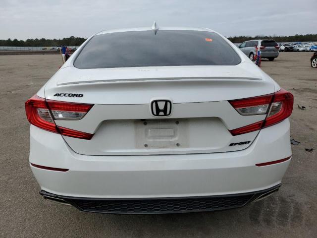 1HGCV1F37LA134297 - 2020 HONDA ACCORD SPORT WHITE photo 6