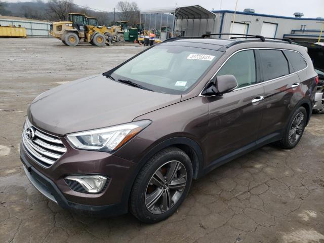 KM8SRDHF9EU038014 - 2014 HYUNDAI SANTA FE GLS BROWN photo 1