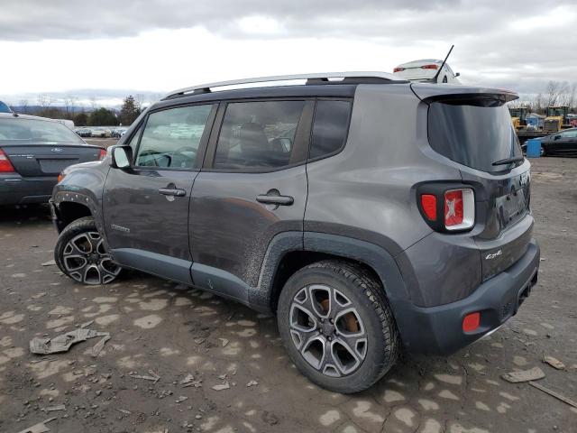 ZACCJBDB2HPG10747 - 2017 JEEP RENEGADE LIMITED GRAY photo 2