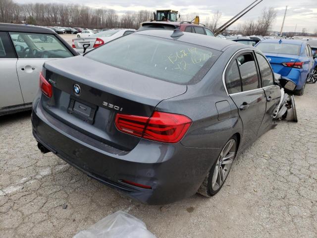 WBA8D9C58JEM33201 - 2018 BMW 330 XI GRAY photo 3