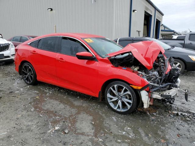 2HGFC2F85MH502760 - 2021 HONDA CIVIC SPORT RED photo 4