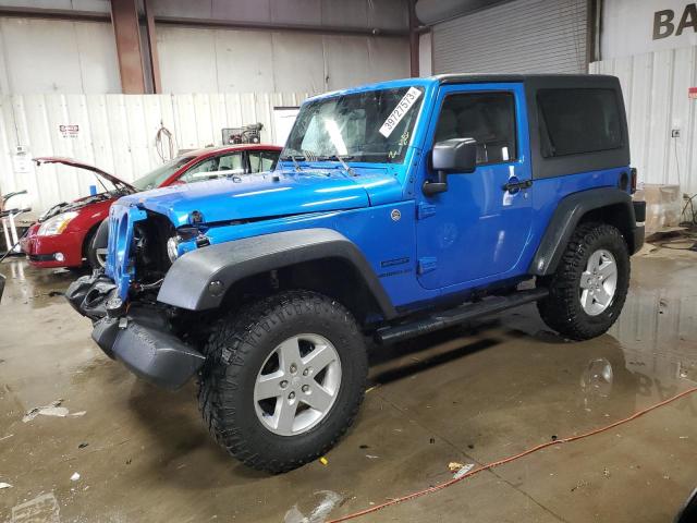 1C4AJWAG4FL501884 - 2015 JEEP WRANGLER SPORT BLUE photo 1