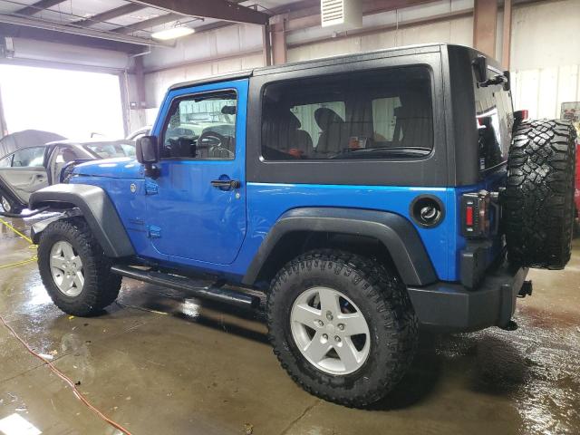 1C4AJWAG4FL501884 - 2015 JEEP WRANGLER SPORT BLUE photo 2