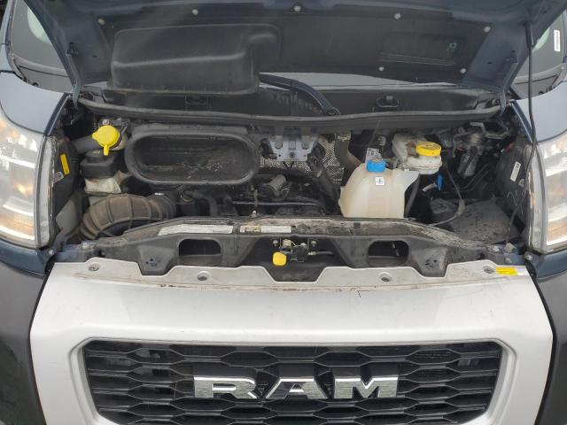 3C6URVJG0KE544113 - 2019 RAM PROMASTER 3500 HIGH ლურჯი ფოტო 12