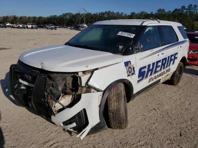 1FM5K8AR5HGA12977 - 2017 FORD EXPLORER POLICE INTERCEPTOR 白色 照片 2