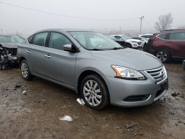 3N1AB7AP0EY298729 - 2014 NISSAN SENTRA S SILVER photo 4