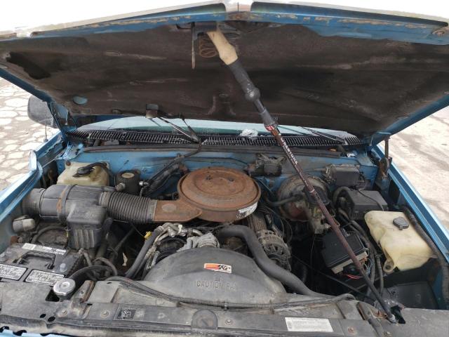 1GTGK29K2SE519775 - 1995 GMC SIERRA K2500 BLUE photo 11