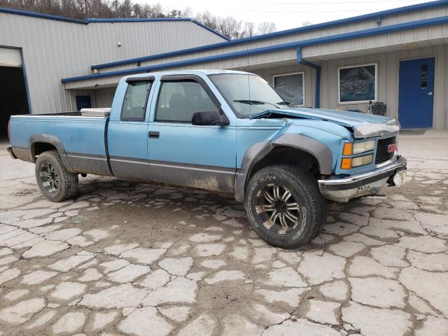 1GTGK29K2SE519775 - 1995 GMC SIERRA K2500 BLUE photo 4