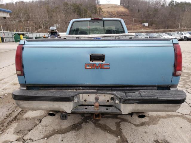 1GTGK29K2SE519775 - 1995 GMC SIERRA K2500 BLUE photo 6