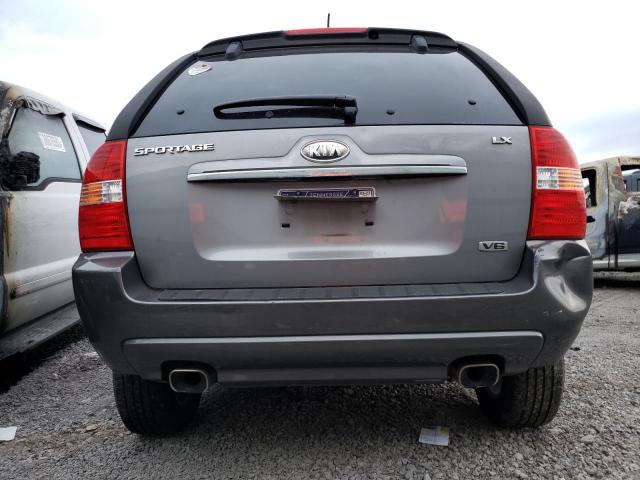 KNDJF723287511960 - 2008 KIA SPORTAGE EX GRAY photo 6